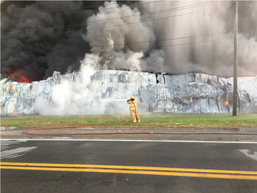 IEI Plastics Fire - Parkersburg, WV - October 21, 2017